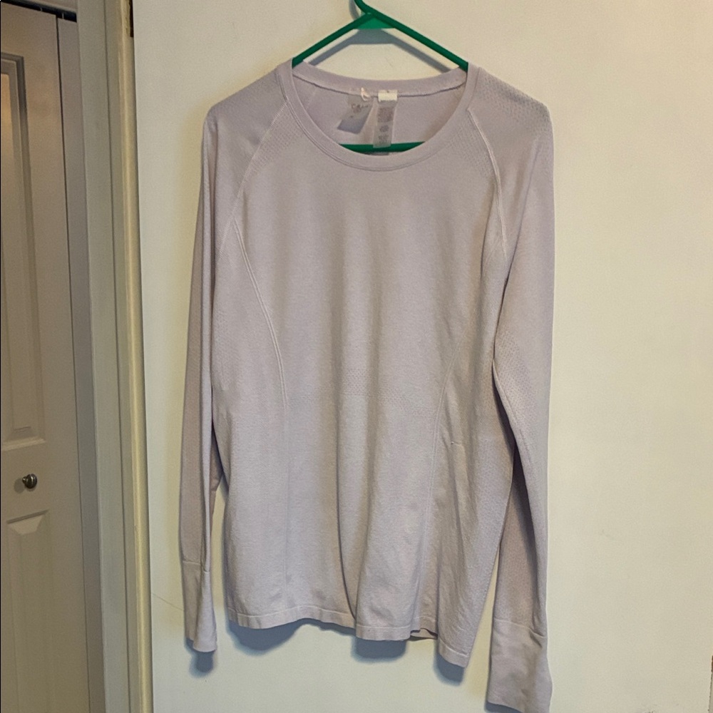 CALIA by Carrie Underwood Lavender Long Sleeve Top